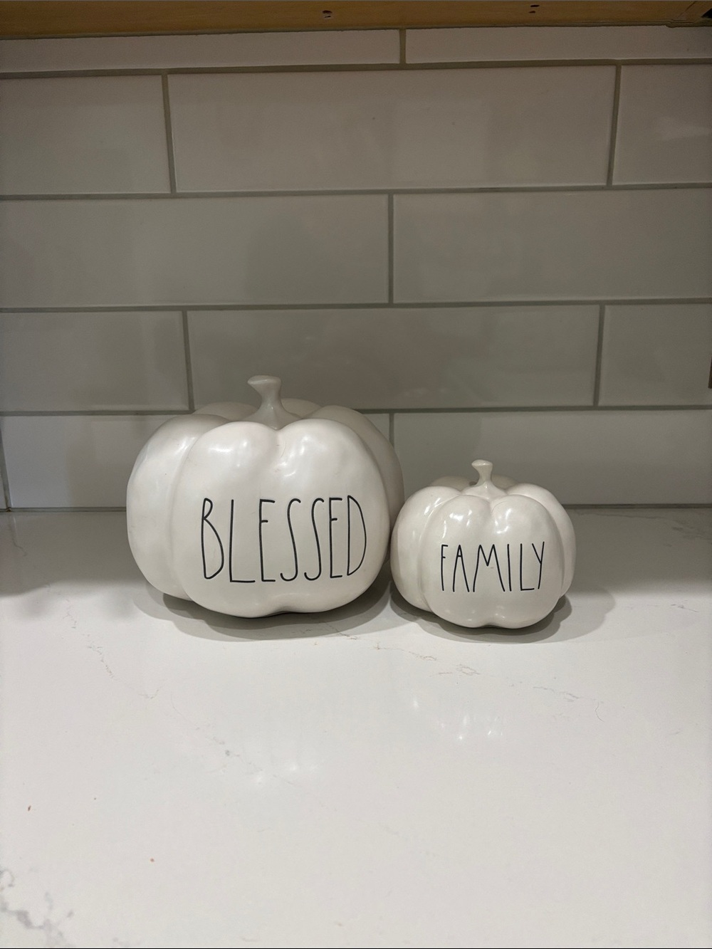 Rae Dunn Ceramic Fall Pumpkin Set